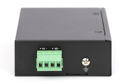 Splitter industriale Gigabit con alimentazione PoE fino a 95 Wat 802.3bt