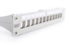 PANNELLO PATCH MODULARE VUOTO 10" SCHERMATO 12 PORTE 1U GRIGIO DIGITUS