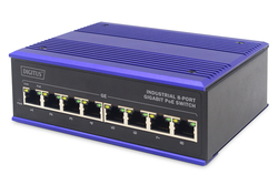 SWITCH INDUSTRIALE 8 PORTE FAST ETHERNET 10/100 DIN RAIL