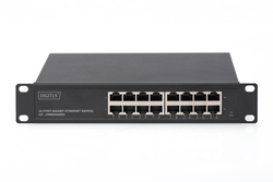 DIGITUS SWITCH ETHERNET GIGABIT 16 PORTE 10" UNMANAGED
