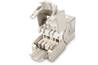 INSERTO JACK SCHERMATO RJ45 CATEGORIA 6 TOOLFREE