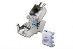 INSERTO JACK SCHERMATO RJ45 CAT 6A TOOLFREE