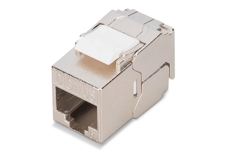 DIGITUS Modulo keystone corpo compatto CAT 6A, schermato, connessione di montaggio senza attrezzi