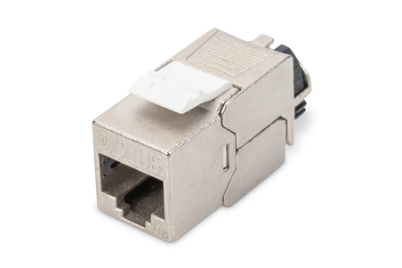 KIT 24 INSERTO JACK SCHERMATO RJ45 CATEGORIA 6A TOOLFREE