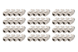 Modulo Keystone CAT 6A, schermato con supporto dei cavi intelligente - 48 pezzi