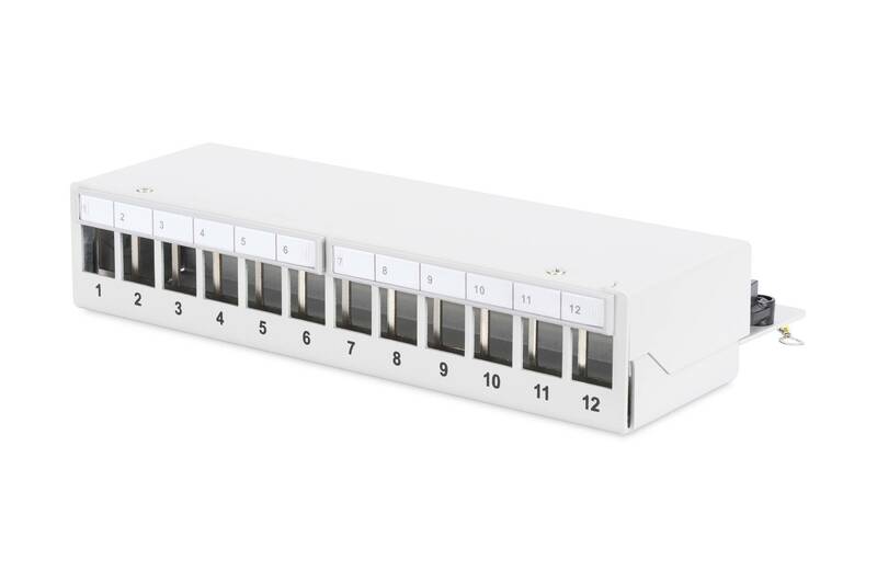 PATCH PANEL 12 PORTE DA TAVOLO SCHERMATO DIGITUS
