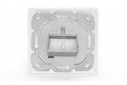 PANNELLO FRONTALE PER CASSETTA 80X80 PER 2 KEYSTONE JACK