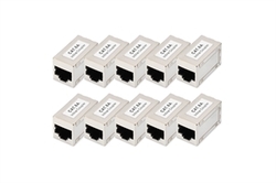 Accoppiamento modulare CAT 6A, schermato - 10 pezzo