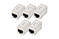 Accoppiamento modulare CAT 6A, schermato - 5 pezzo