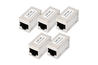 Accoppiamento modulare CAT 6A, schermato - 5 pezzo