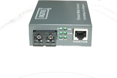 CONVERTITORE 10/100/1000 GIGABIT MEDIA CONVERTER RJ45 - FIBRA OTTICA SC 1000Base-SX