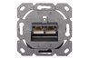 PLACCA PRESA MURO CAT. 6A SCHERMATA CON 2 PRESE RJ45 INSTALLAZIONE CAVI ORIZZONTALE