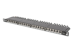 PANNELLO PATCH 24 PORTE CAT6A 0,5 UNITA' SCHERMATO