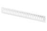 PANNELLO FRONTALE FIBRA OTTICA 1U 12x LC DX, SC SX E2000 SX VERTICALE GRIGIO RAL 7035 DIGITUS