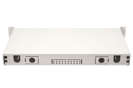 PANNELLO ESTRAIBILE 19" PER FIBRA OTTICA CON 6 CONNETTORI LC OS2 SINGLEMODE