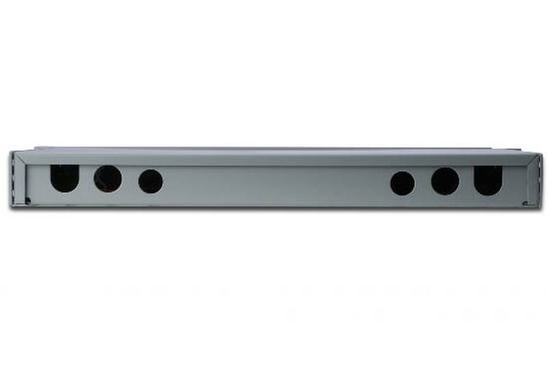 PANNELLO ESTRAIBILE 19" PER FIBRA OTTICA CON 12 CONNETTORI LC OM3 MULTIMODE