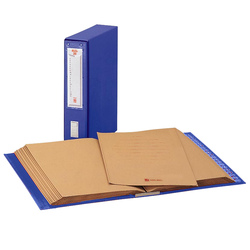 CLASSIFICATORE ALFABETICO MEC 20 BLU 23X32CM