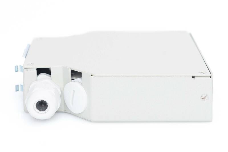 SPLICE BOX DIN RAIL PER 8 ACCOPPIATORI LC/DX