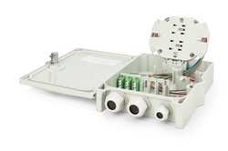 SCATOLA DI CONNESSIONE SCHERMATA PER SPEZZONI CAVI RETE CAT.7