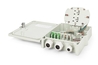 DIGITUS Alloggiamento per connessione FTTH/FTTB, assemblato, OS2, 12 fibre, LC/APC