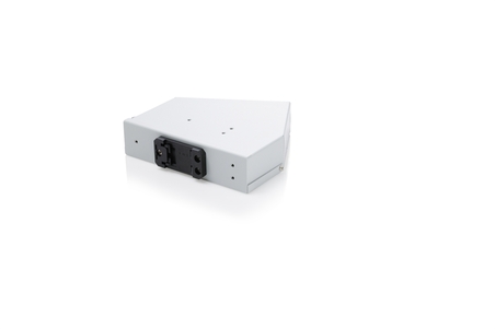 DIGITUS Distributore di giunzioni su guida DIN per fibre ottiche, angolare, 6 SC SX/LC DX, grigio