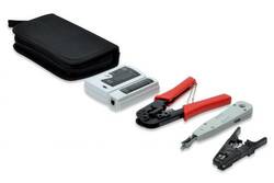 SET ATTREZZI ASSEMBLAGGIO RETI E TESTER