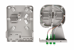 Ftth Home Distribution Unit, 3 x LC/APC duplex