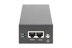 INIETTORE POE++ ETHERNET GIGABIT, 802.3BT 85 WATT