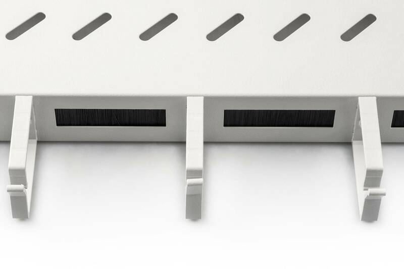 RIPIANO PER ARMADI RACK 19" CON GESTIONE CAVI PER ARMADI 800 MM COLORE GRIGIO
