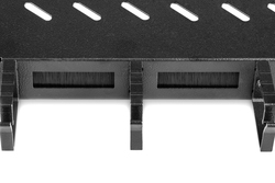 RIPIANO PER ARMADI RACK 19" CON GESTIONE CAVI PER ARMADI 800 MM COLORE NERO