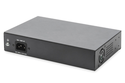 DIGITUS Switch Gigabit 8 porte con 6 x porte PoE, 2 x RJ45, 2 x SFP Uplink, 802.3 af/at/bt
