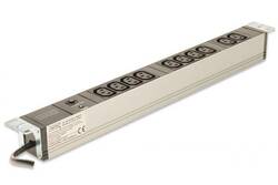 MULTIPRESA 10 PRESE FEMMINA IEC C13 1 UNITA' 19" PER ARMADI RACK
