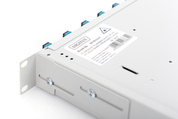 BOX FIBRA OTTICA 1U INSTALLAZIONE RAPIDA SENZA PANNELLO FRONTALE VITI INCLUSE GRIGIO RAL7035 DIGITUS