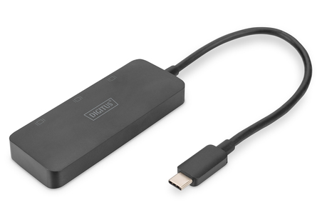DIGITUS Hub video MST a 3 porte (USB-C™ -> 3 DisplayPort)