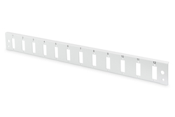 PANNELLO FRONTALE FIBRA OTTICA 1U 12x SC DX VERTICALE GRIGIO RAL 7035 DIGITUS