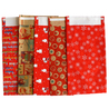 Sacchetto carta c/patella adesiva 26X40+5cm fantasie natale assortite Sadoch