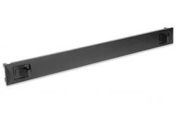 PANNELLO CIECO 1 UNITA' PER ARMADI RACK 19" CON CLIP COLORE NERO