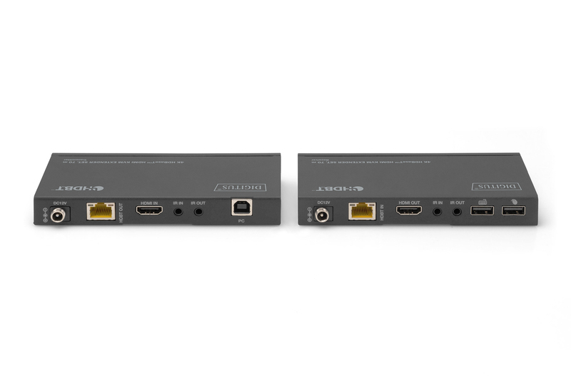 Set extender 4K HDBaseT™ HDMI KVM, 70 m Digitus
