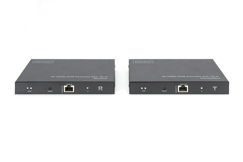 DIGITUS Set extender 4K HDMI KVM, 70 m