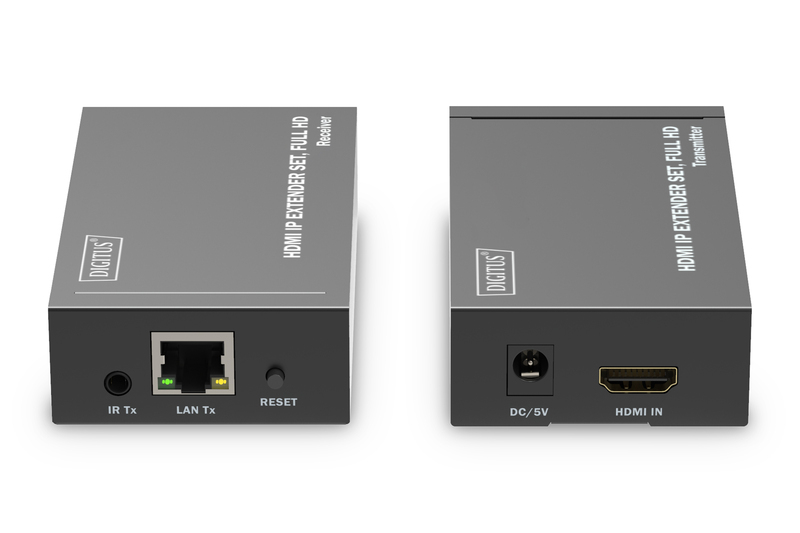 DIGITUS Set extender HDMI IP, Full HD 1080p 120 mt