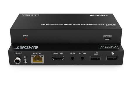DIGITUS Set extender 4K HDBaseT™ HDMI KVM, 150 m