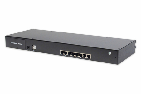 DIGITUS Commutatore KVM modulare Cat.5, 8 porte