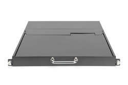 Console KVM modulare HD LCD con TFT da 17", connessione KVM Cat5 a 8 porte, touchpad, layout tastiera italiana