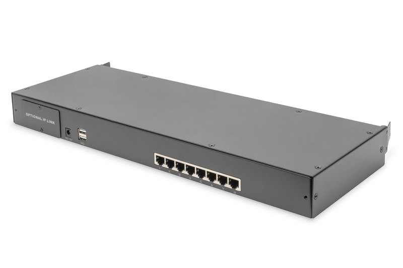 SWITCH KVM DIGITUS 2 PORTE 4K60Hz, 2 x DP in, 1 x DP/HDMI out
