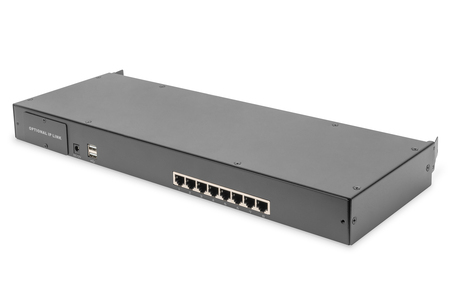 SWITCH KVM DIGITUS 2 PORTE 4K60Hz, 2 x DP in, 1 x DP/HDMI out