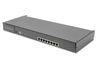 Console KVM modulare HD LCD con TFT da 19", connessione KVM Cat5 a 8 porte, touchpad, layout tastiera italiana