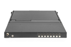 Console KVM modulare HD LCD con TFT da 19", connessione KVM HDMI a 8 porte, touchpad, layout di tastiera italiano