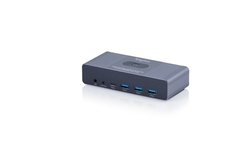 DIGITUS DIGITUS Switch KVM USB-C 3.0 Dual HDMI, 2 porte, 4K60Hz, linea Core