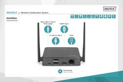 SISTEMA DI PRESENTAZIONE WIRELESS PER NOTEBOOK - SMARTPHONE SU SCHERMO DIGITUS