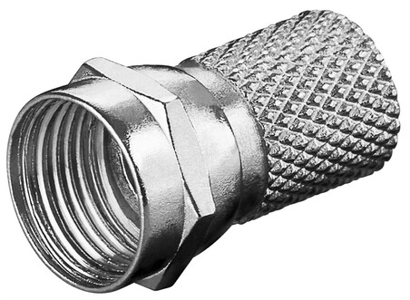 CONNETTORE ANTENNA TIPO "F" 7 MM ZINCO